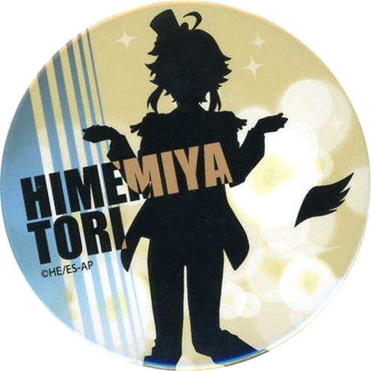 Ensemble Stars! Touri Himemiya Trading Silhouette Can Badge B Buttons [USED]