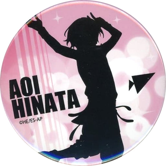 Hinata Aoi Ensemble Stars! Trading Silhouette Button C [USED]