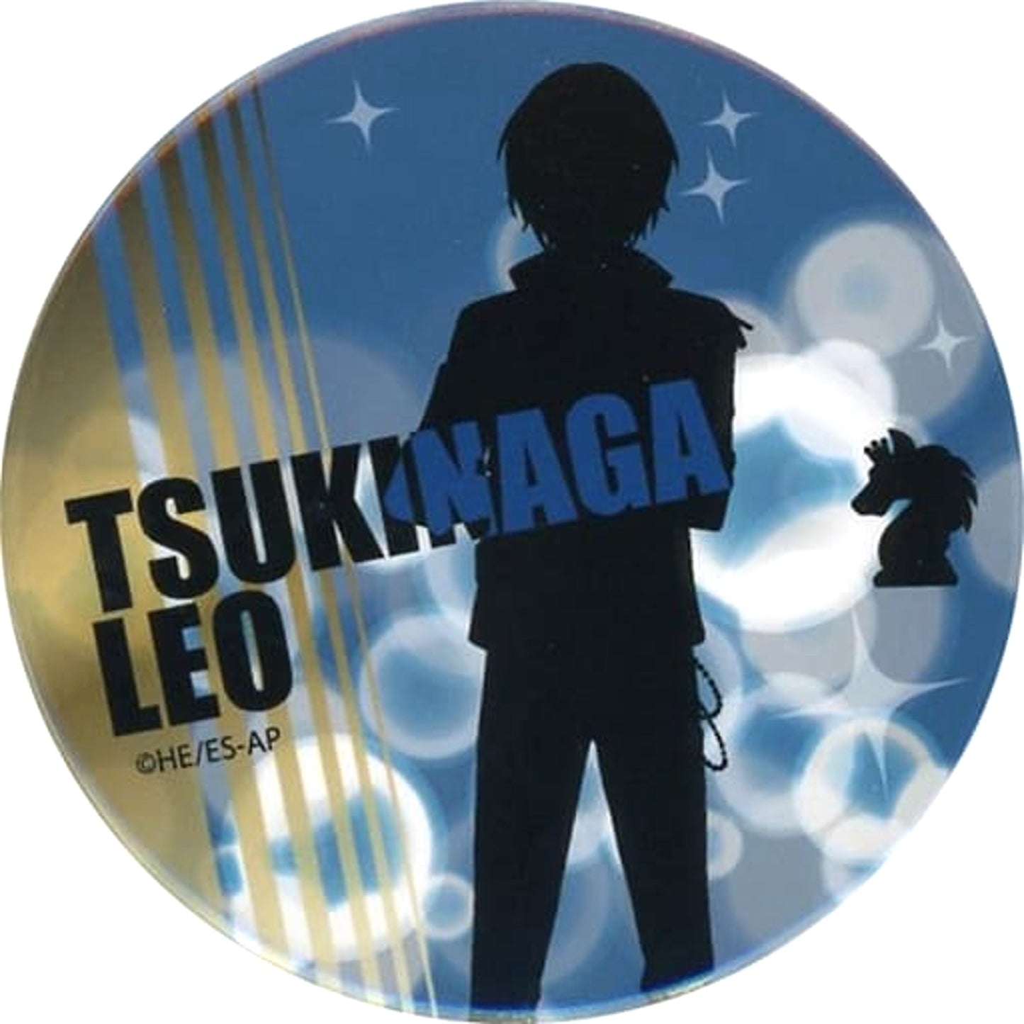 Ensemble Stars! Leo Tsukinaga Trading Silhouette Can Badge E Buttons [USED]