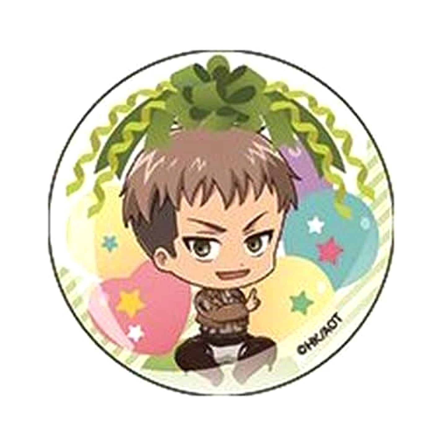 Attack on Titan Season 3 Jean Kirstein Petit Balloon Can Badge Collection Buttons [USED]