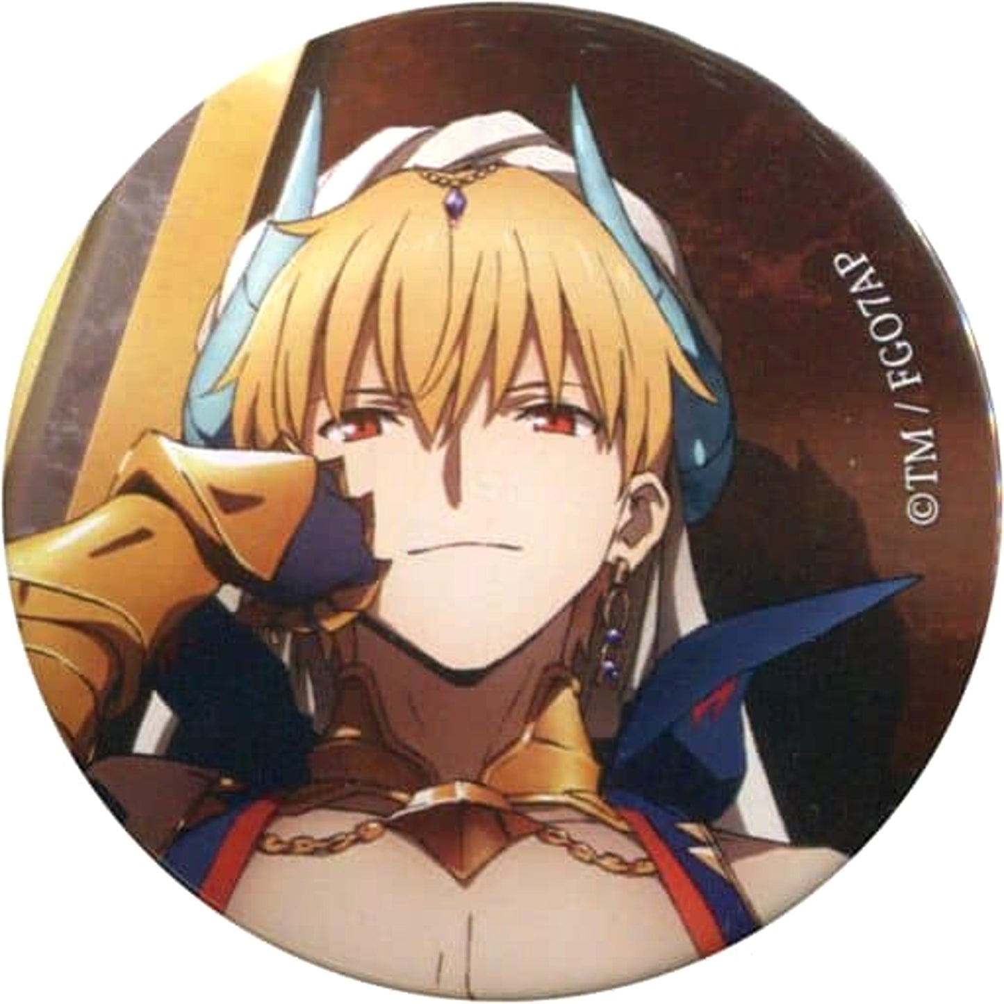 Caster/Gilgamesh Resting Under Their Chin Secret Fate/Grand Order: Absolute Demonic Front - Babylonia Button Natural Proportions Fate/Grand Order: Absolute Demonic Front - Babylonia Exhibition Road To Uruk Limited [USED]