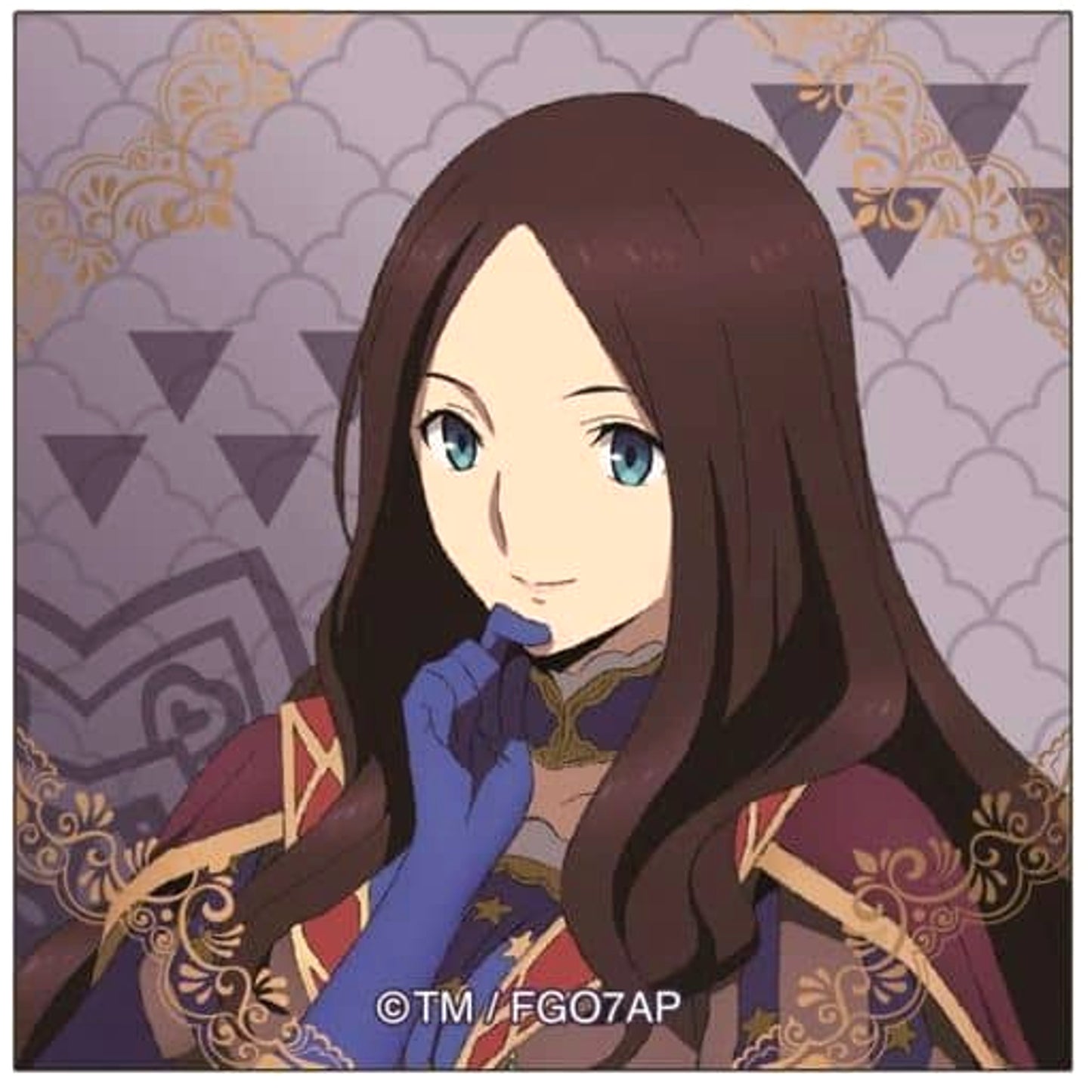 Fate/Grand Order: Absolute Demonic Front - Babylonia Caster/Leonardo Da Vinci Square Can Badge Buttons [USED]