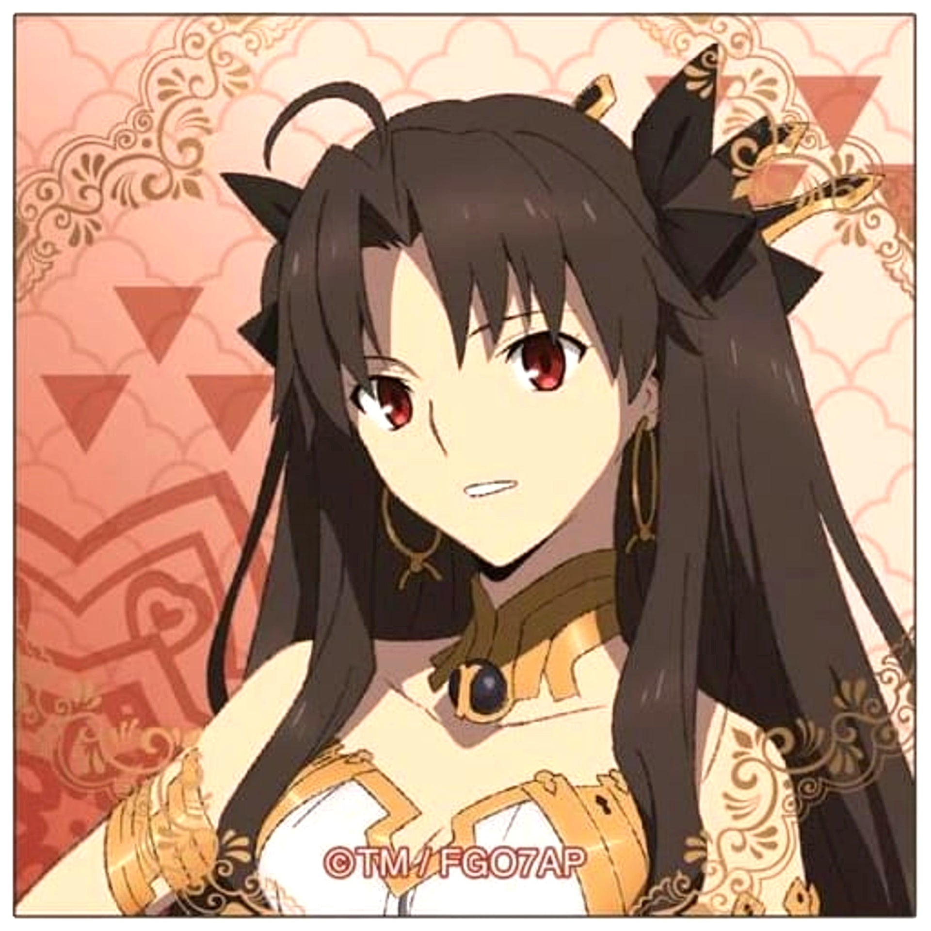 Fate/Grand Order -Absolute Demonic Front: Babylonia- Archer Ishtar Square Can Badge [USED]