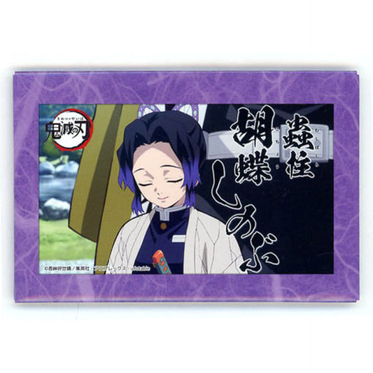 Demon Slayer: Kimetsu No Yaiba X ufotable Cafe Shinobu Kocho Square Can Badge Ufotable Cafe Part 6 Akki Messatsu Limited Buttons [USED]