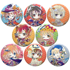 High School Fleet the Movie Akino Misaki & Others Trading Chibi Ani-Art Can Badge Akihabara Hobby Heaven Coco Mina's No Honorable Halloween Limited All 8 Types Set Buttons [USED]