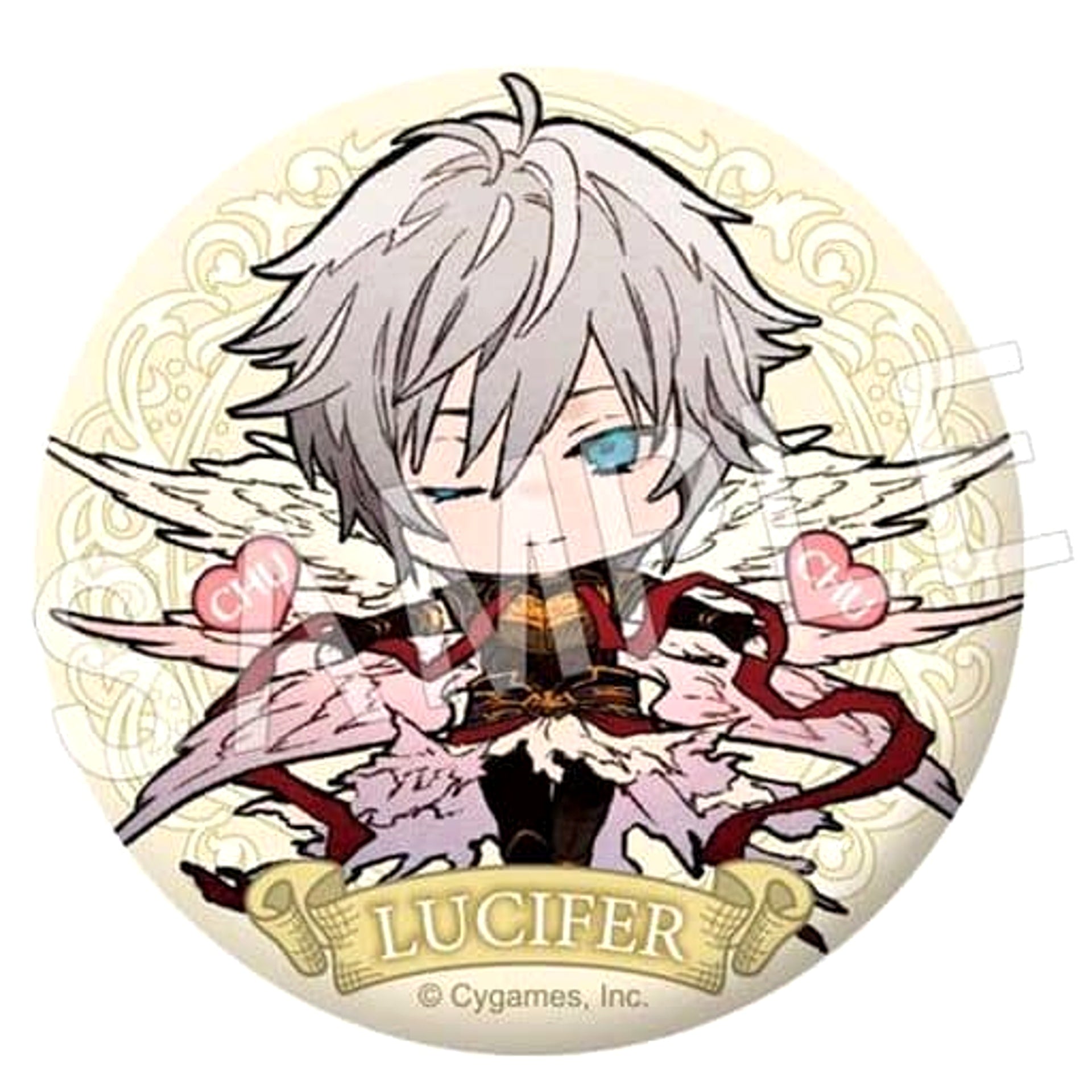Granblue Fantasy Lucifer Fortune Can Badge Chu Series Buttons [USED]