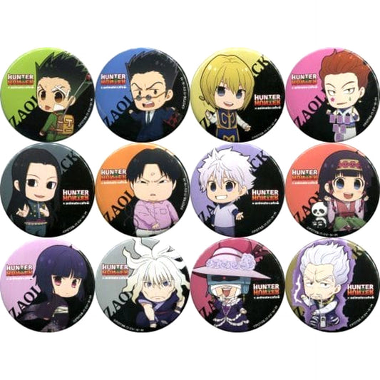 Gon Freecss & Others Hunter x Hunter All 12 Types Set Random Button animatecafe Zoldyck Family Limited [USED]
