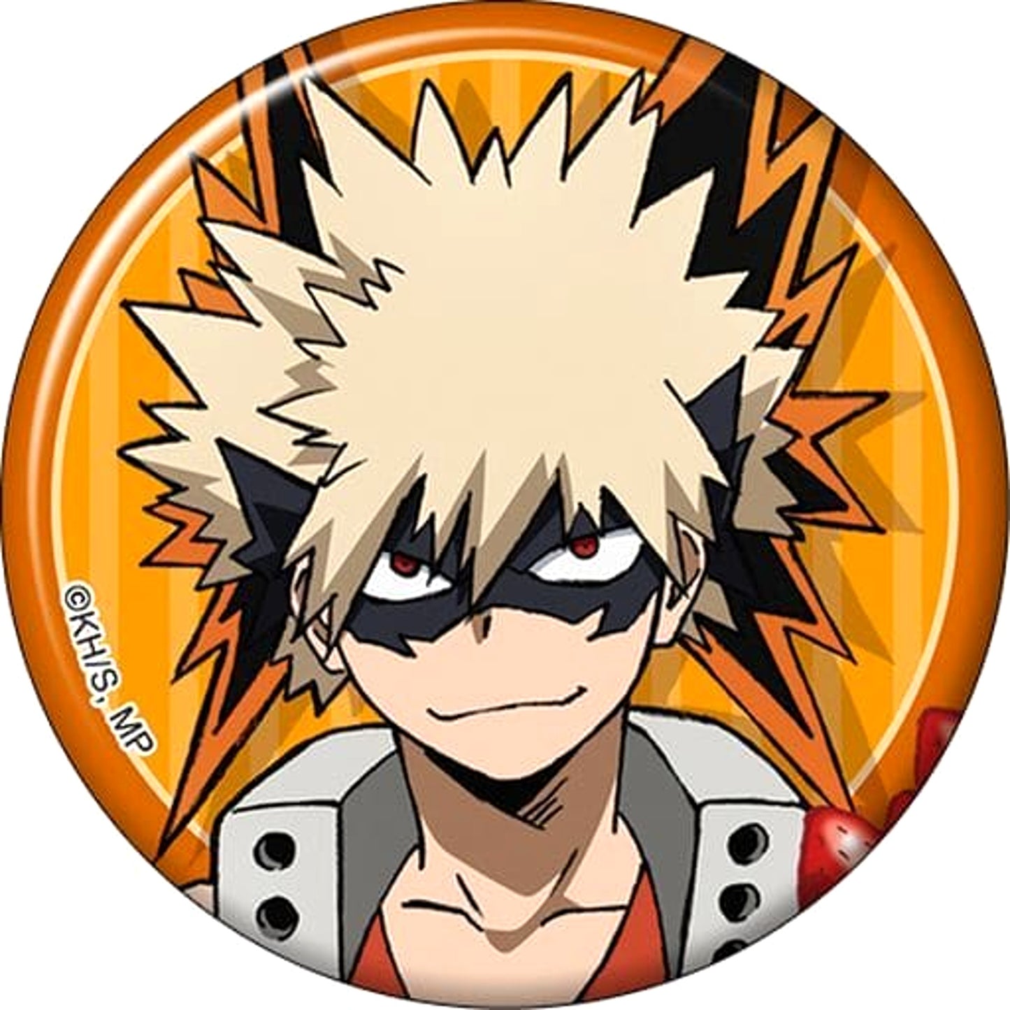 Katsuki Bakugo B My Hero Academia Chara Badge Collection Battle Cake [USED]
