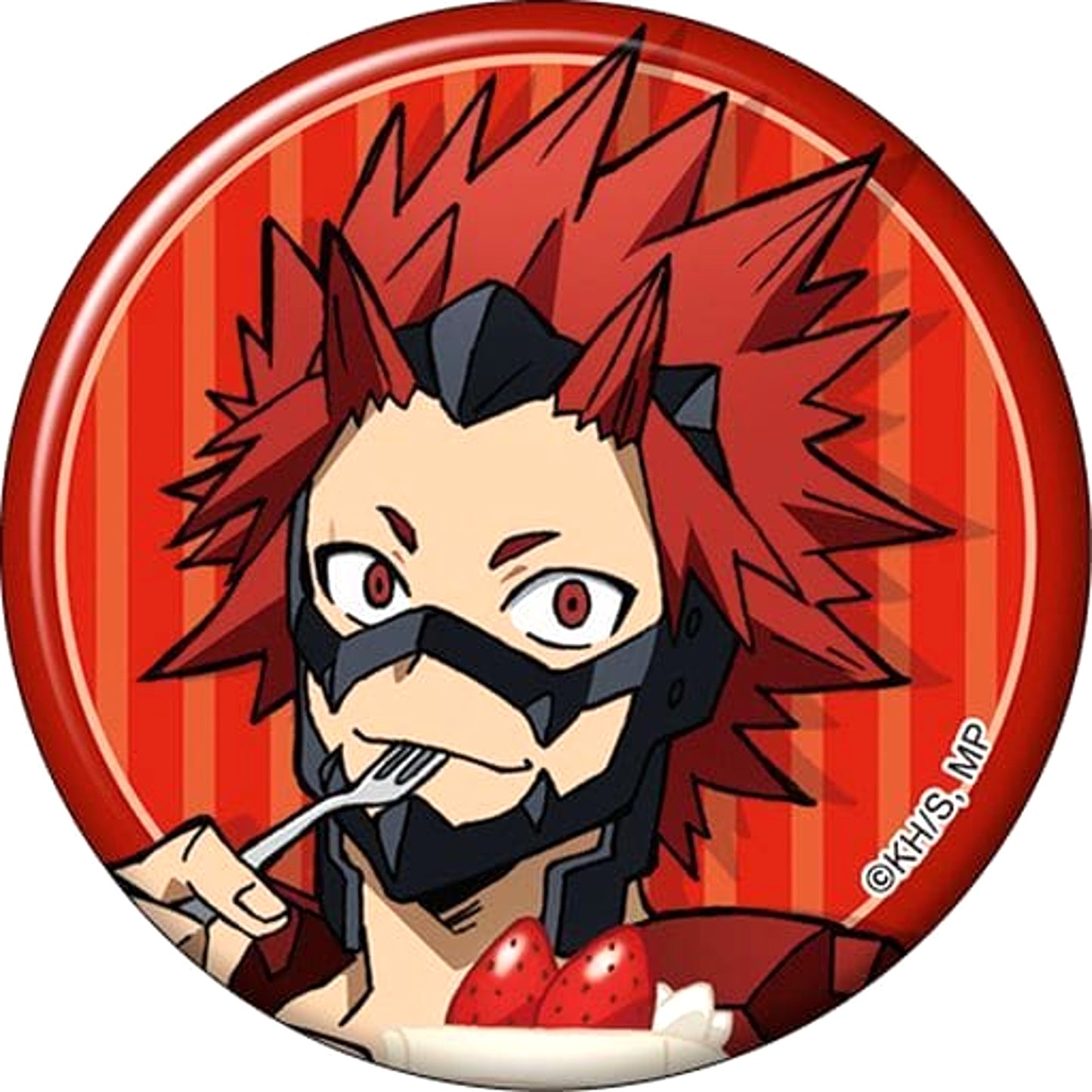 Eijirou Kirishima E My Hero Academia Chara Badge Collection Battle Cake [USED]