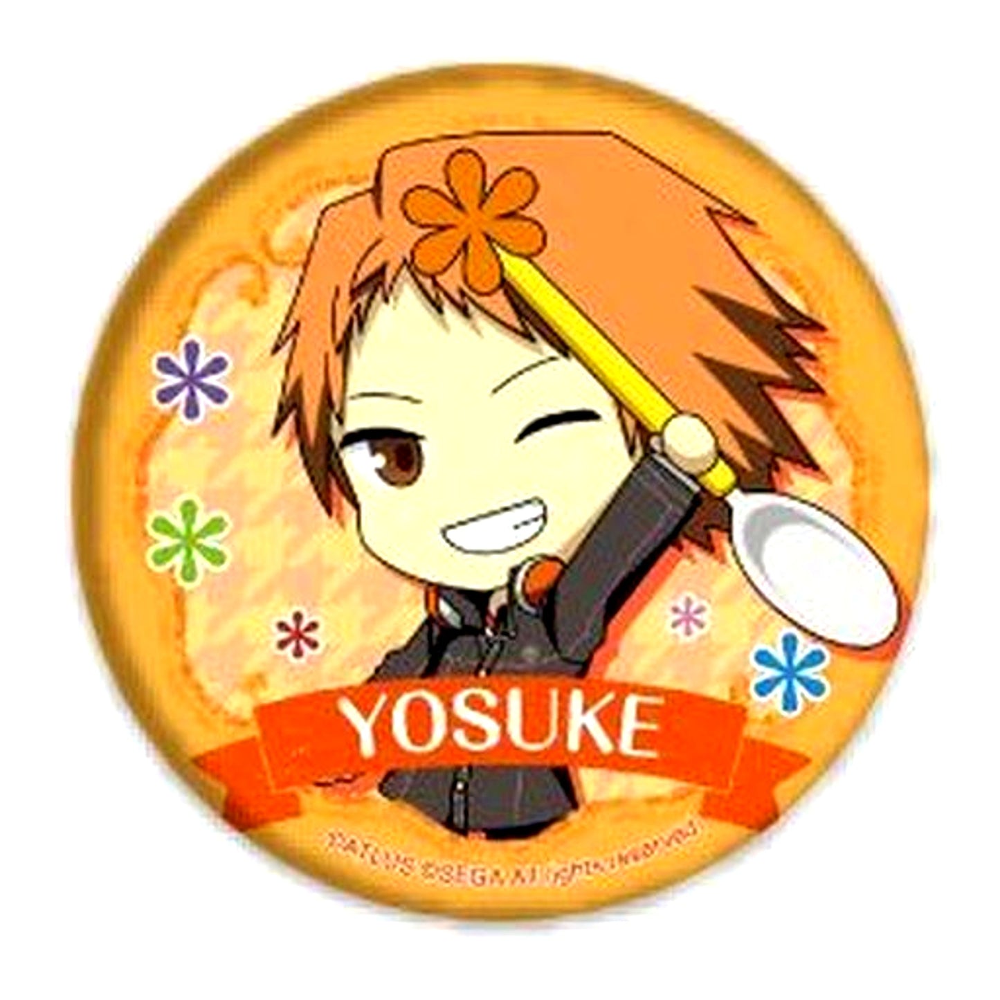 Yosuke Hanamura Persona 4 The Golden Button 02 Photo Chara [USED]