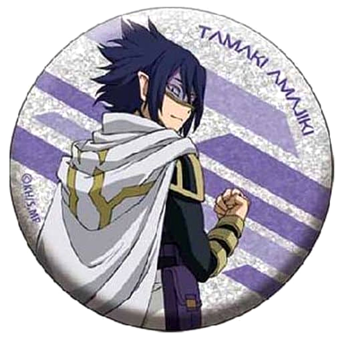 My Hero Academia Tamaki Amajiki Glitter Can Badge Collection Buttons [USED]
