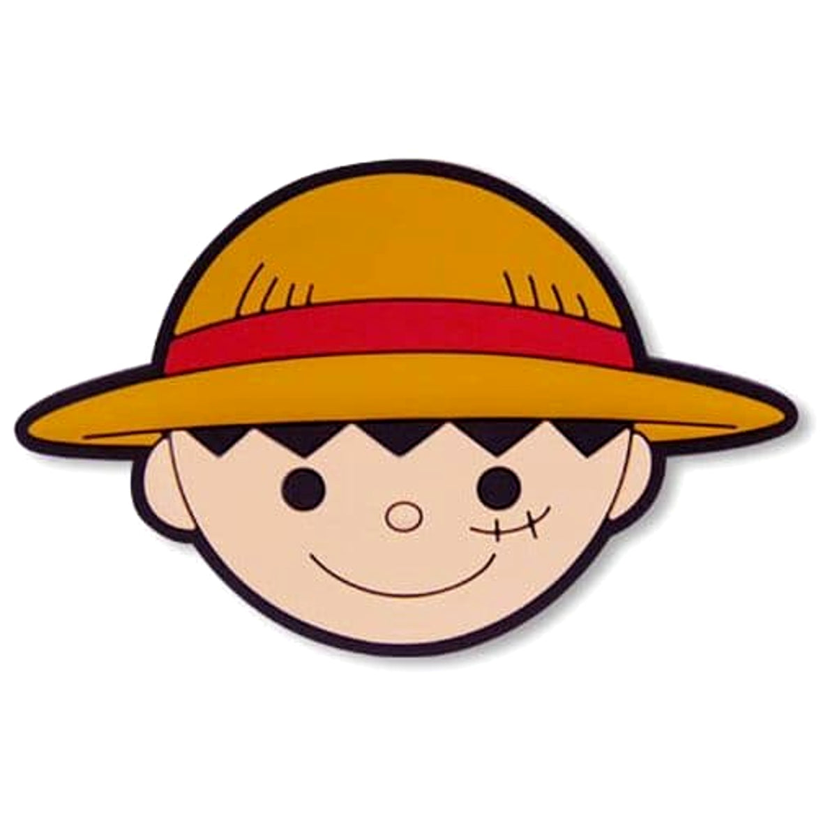 One Piece Luffy Senpai Lapel Pin Buttons [USED]
