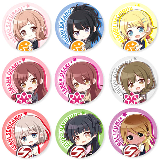THE IDOLM@STER Shiny Colors Mano Sakuragi & Others All 9 Types Set Gyugyutto Random Button Part1 [USED]