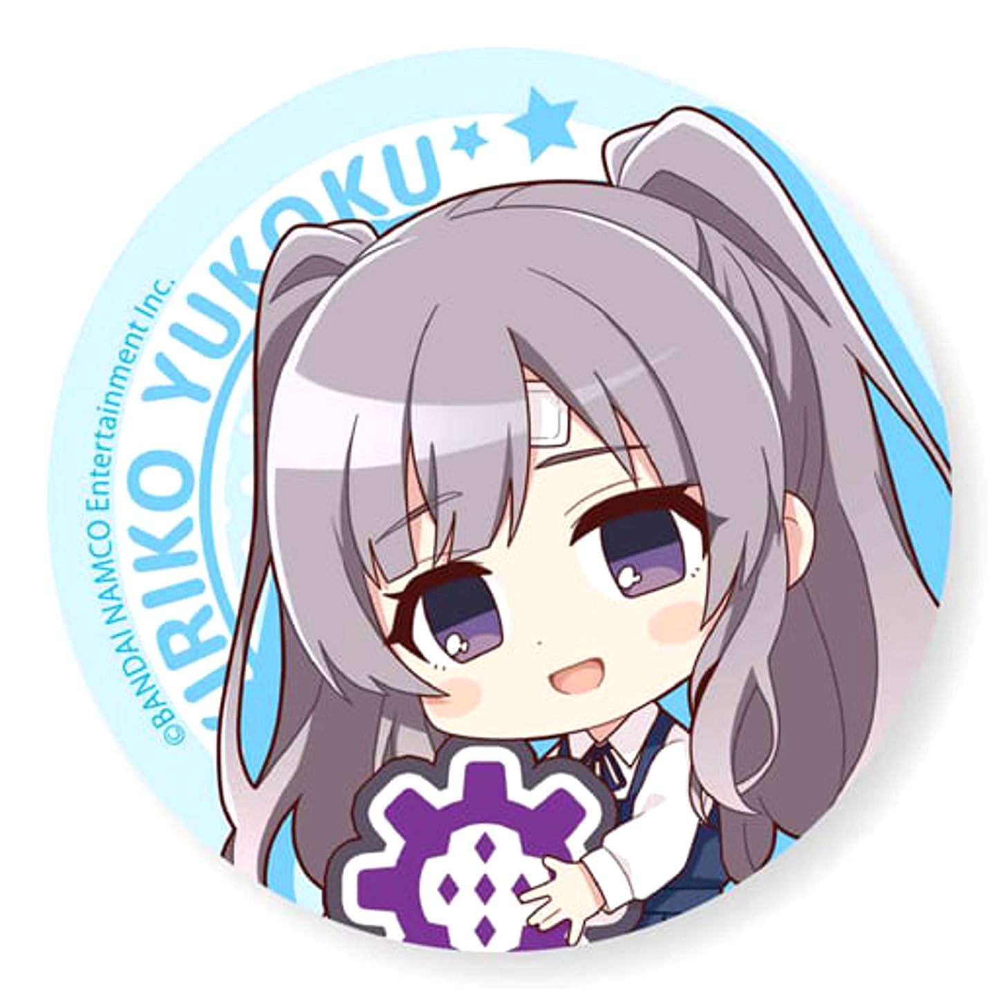 THE IDOLM@STER Shiny Colors Yuukoku Kiriko Gyugyutto Trading Can Badge Part2 Buttons [USED]