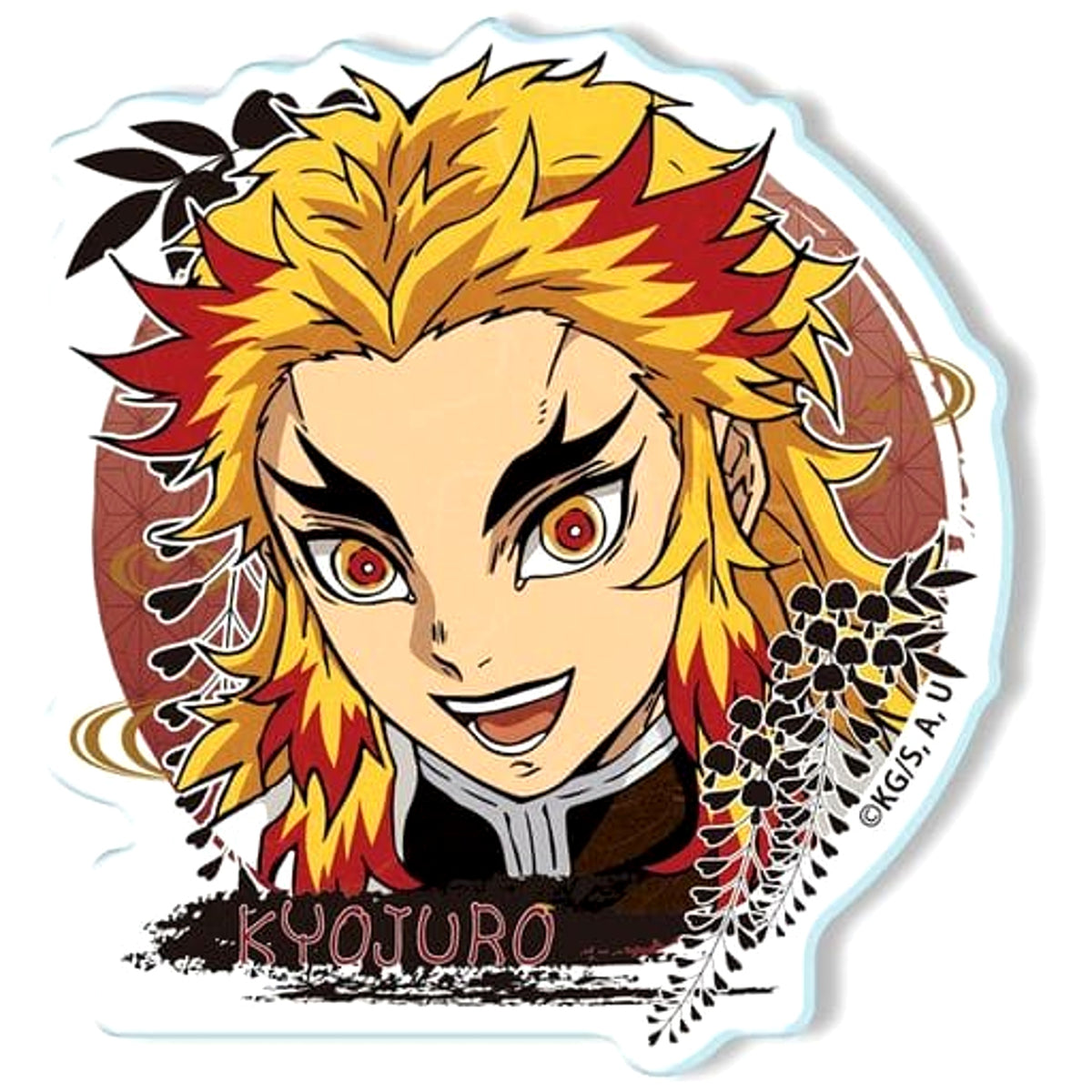 Demon Slayer: Kimetsu no Yaiba Kyojuro Rengoku Acrylic Badge Ver.2 [USED]