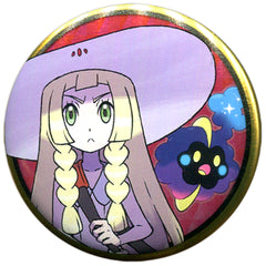 Pokemon Lillie Cosmog Can Badge Collection Alola Edition A Pokemon Center Limited Buttons [USED]
