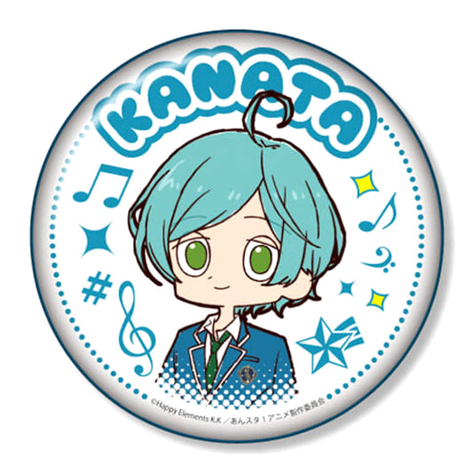 Ensemble Stars! Kanata Shinkai Yurukawa Art Can Badge C Buttons [USED]