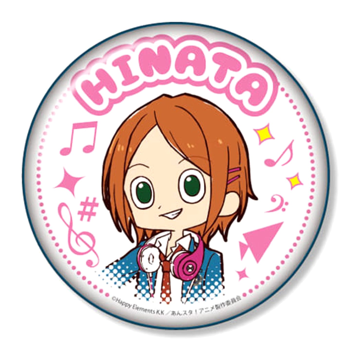 Ensemble Stars! Hinata Aoi Yurukawa Art Can Badge C Buttons [USED]