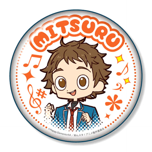 Ensemble Stars! Mitsuru Tenma Yurukawa Art Can Badge E Buttons [USED]