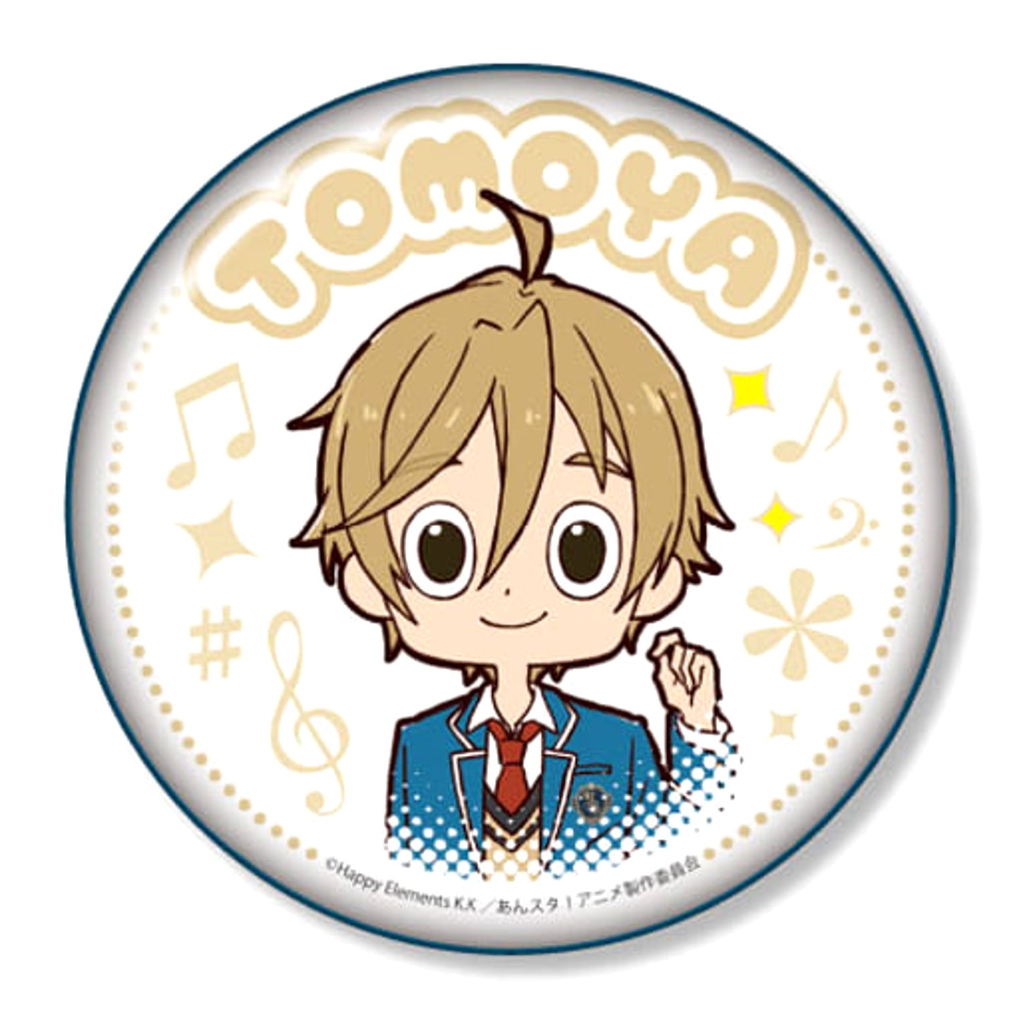 Ensemble Stars! Tomoya Mashiro Yurukawa Art Can Badge E Buttons [USED]