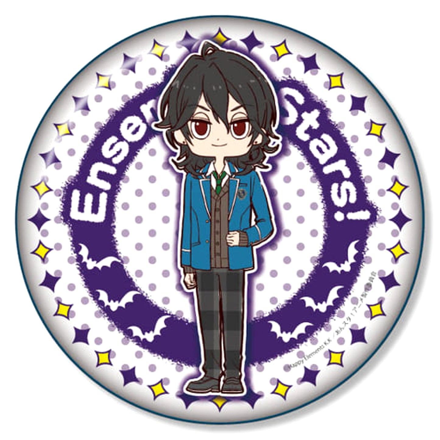 Ensemble Stars! Rei Sakuma Yurukawa Art Can Badge Plus A Buttons [USED]