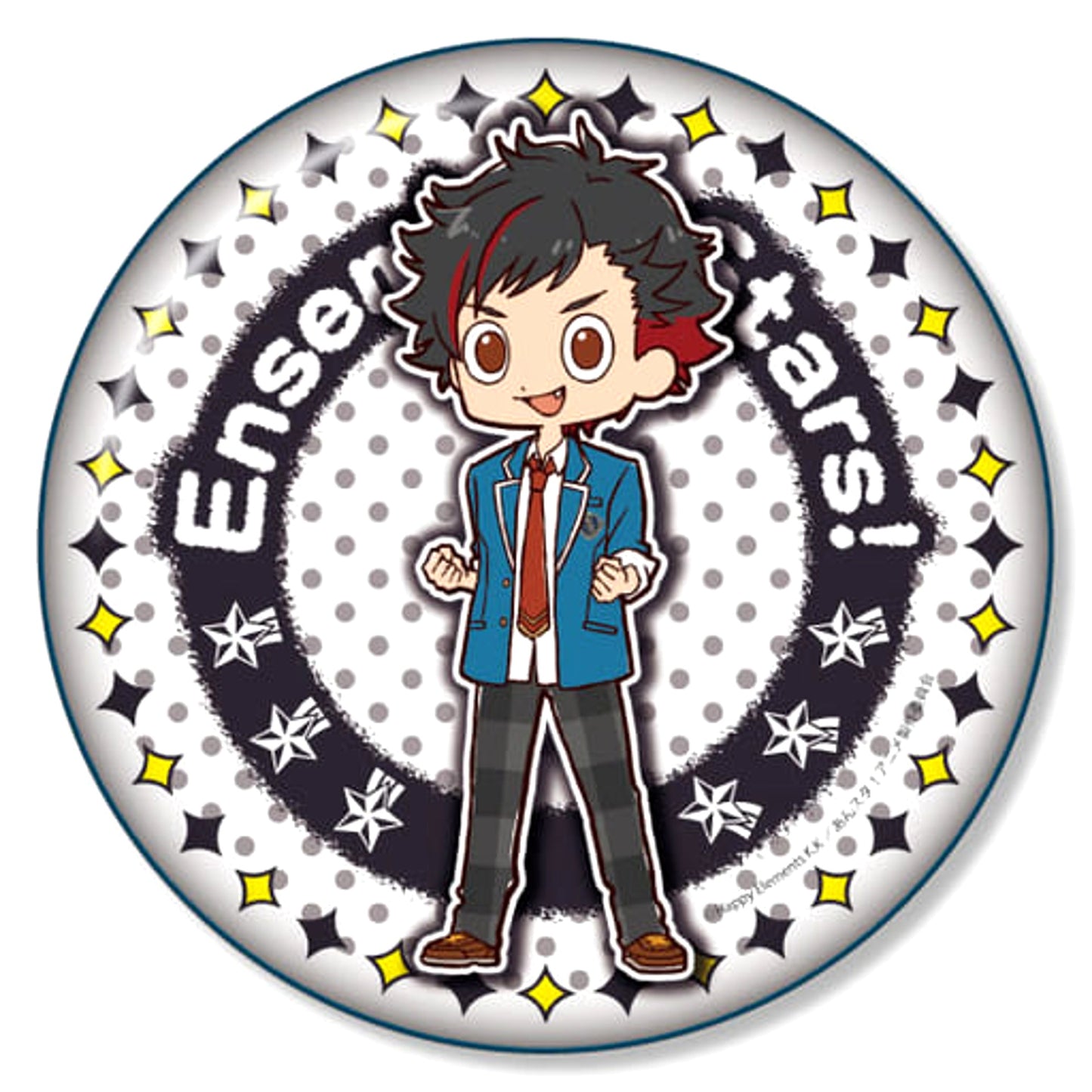 Ensemble Stars! Tetora Nagumo Yurukawa Art Can Badge Plus C Buttons [USED]