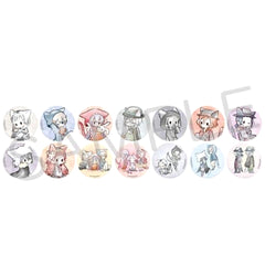 Bungo Stray Dogs Atsushi Nakajima & Others Retro Like Can Badge Cat Riding Hood Ver. All 14 Types Set Buttons [USED]