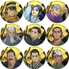 Golden Kamuy Saichi Sugimoto & Others Draw Down Tanabata Secret Can Badge Event Limited All 9 Types Set Buttons [USED]