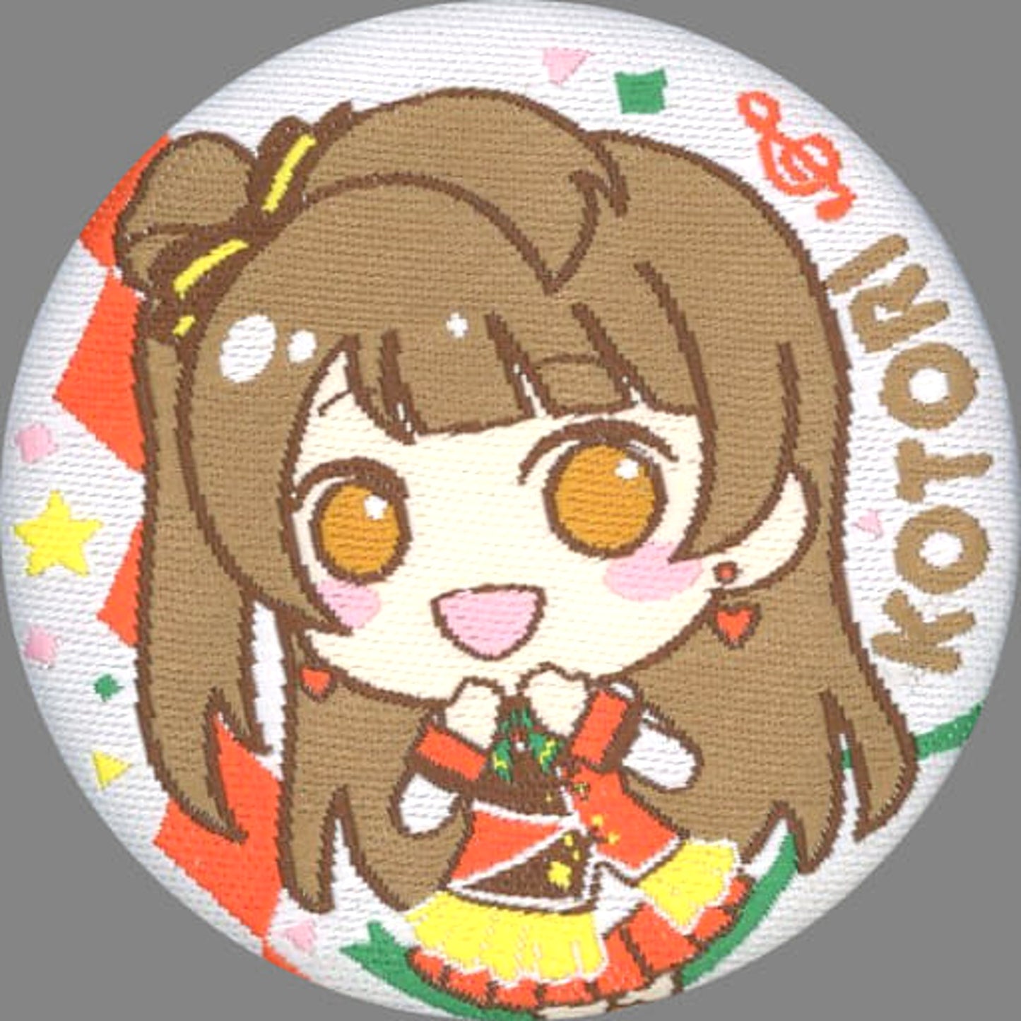 Love Live! Kotori Minami Embroidery Tin Badge Sunny Day Song Ver. Premium Shop Limited Buttons [USED]
