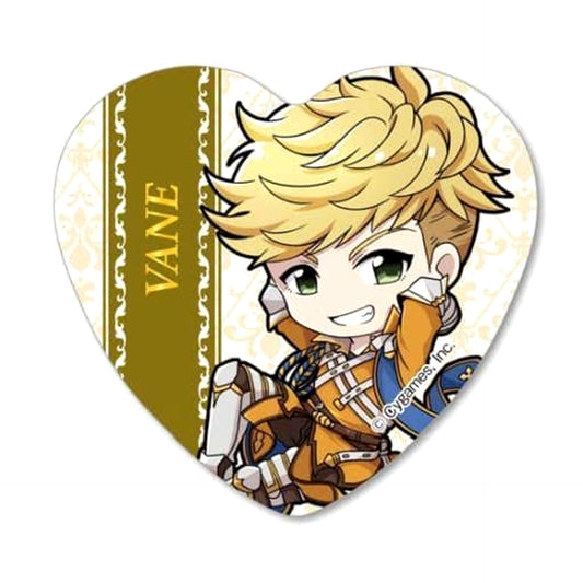Granblue Fantasy Vane Pukasshu Heart Can Badge Buttons [USED]