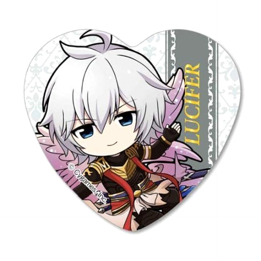 Granblue Fantasy Lucifer Pukasshu Heart Can Badge Buttons [USED]