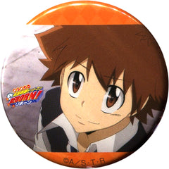 Reborn! Tsunayoshi Sawada 44mm Can Badge Festa di Namja Town Ver. Famiglia Limited Shinuki de Mawase! Vongola Garapon Ver.X Prize C Buttons [USED]
