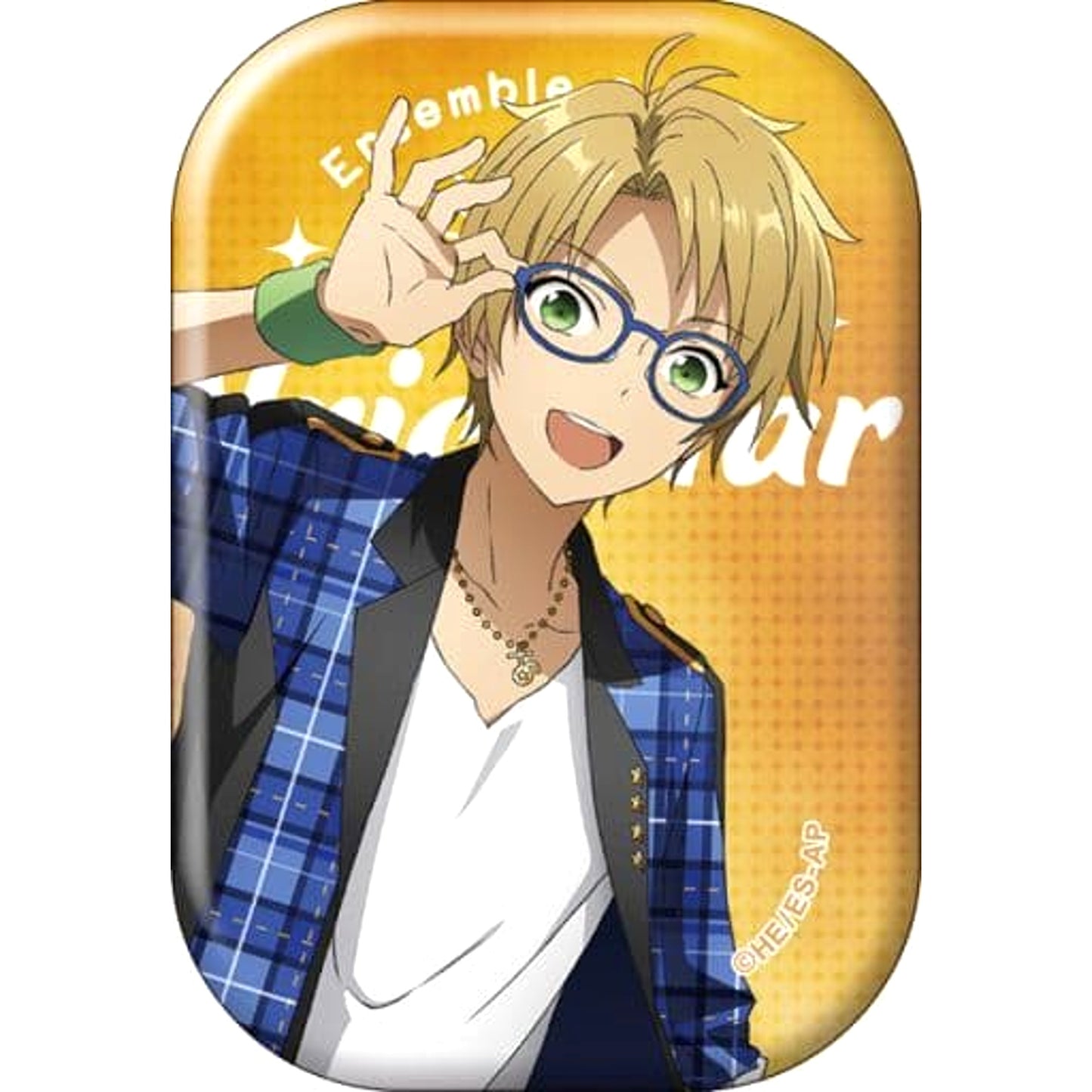 Makoto Yuuki Ensemble Stars! Chara Badge Collection A [USED]