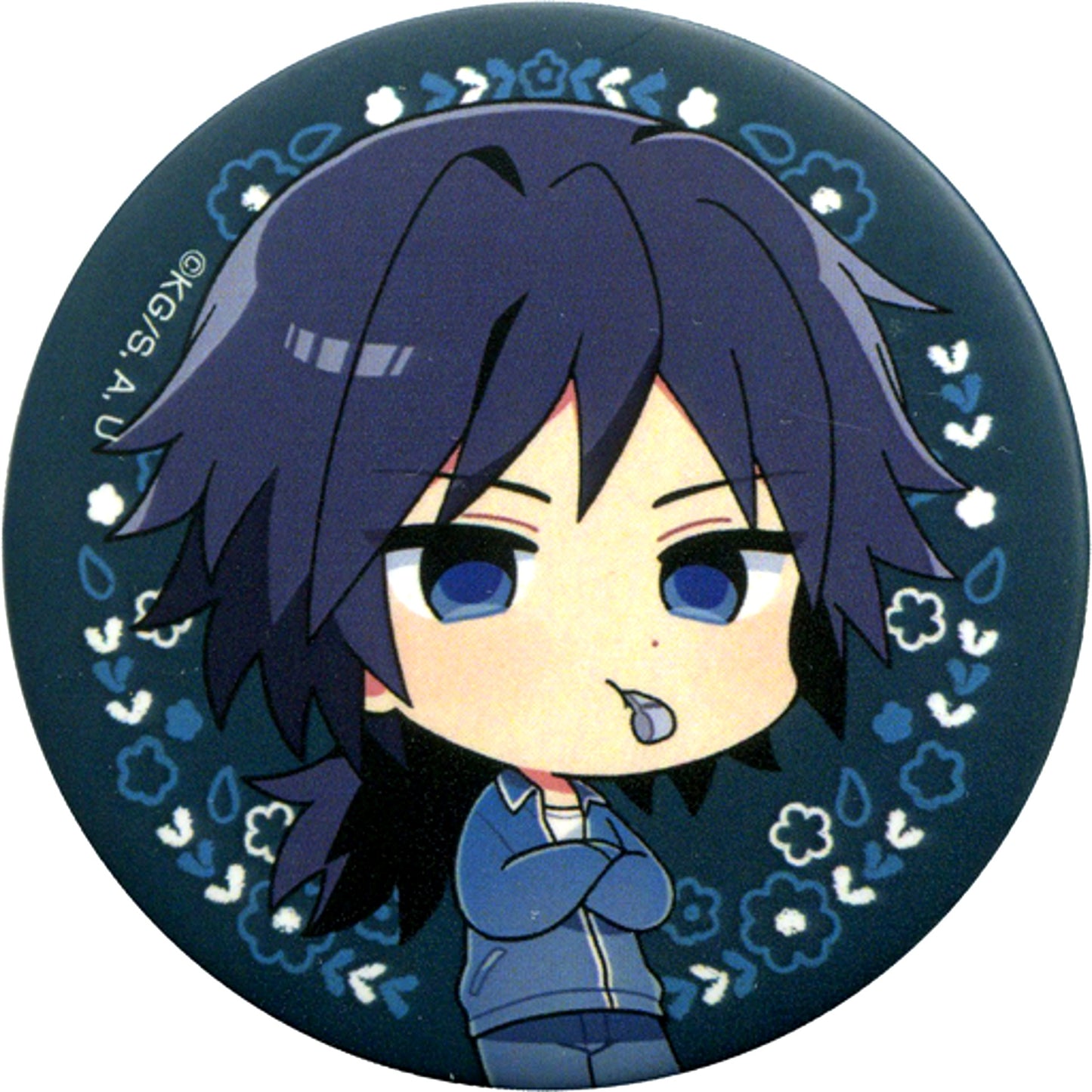 Giyu Tomioka Demon Slayer Kimetsu no Yaiba Kimetsu Academy Trading Button Animate Girls Festival 2019 AGF [USED]
