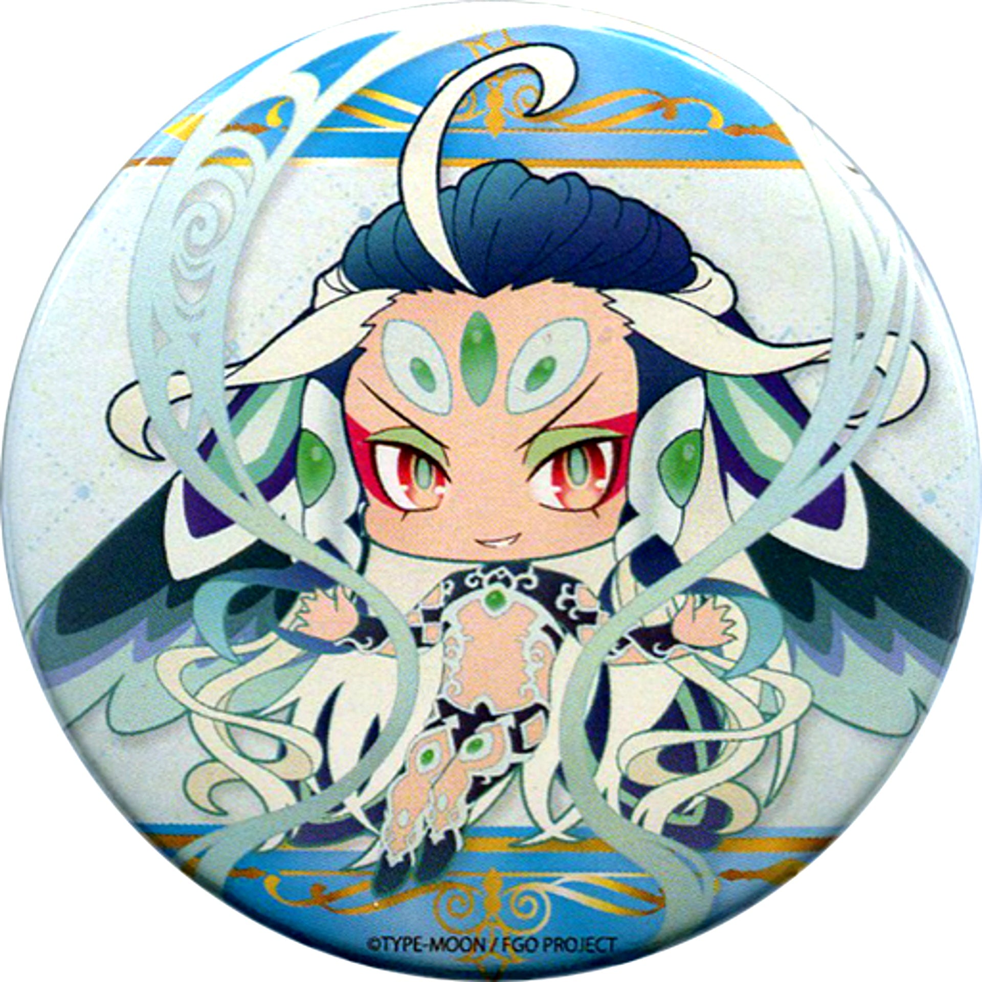 Ruler Qin Shi Huang Fate/Grand Order Chaldea Boys Collection 2019 Trading Button Animate Girls Festival 2019 Goods [USED]