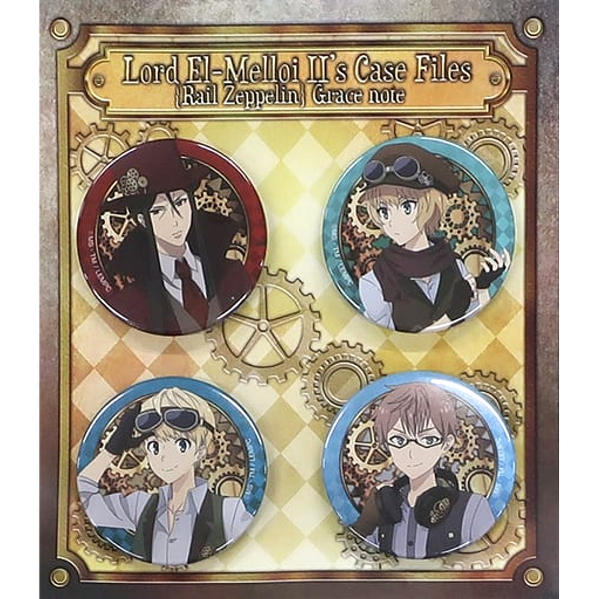 Lord El-Melloi II's Case Files: Rail Zeppelin Grace Note Lord El-Melloi II & Others Can Badge animate Girls Festival 2019 Limited Set of 4 Buttons [USED]