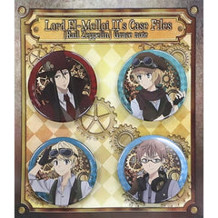 Lord El-Melloi II's Case Files: Rail Zeppelin Grace Note Lord El-Melloi II & Others Can Badge animate Girls Festival 2019 Limited Set of 4 Buttons [USED]