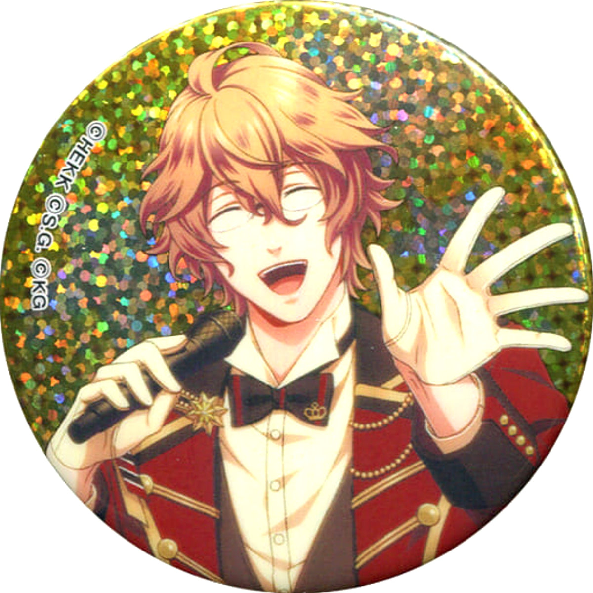 Uta no Prince Sama Shining Live Natsuki Shinomiya Uta no Prince Sama Shining Live Trading Hologram Can Badge Trickstar&STARISH ver. Ensemble Stars! Uta no Prince-Sama Shining Live Dream Star Live Limited animate Girls Festival 2019 Goods Buttons [USED]