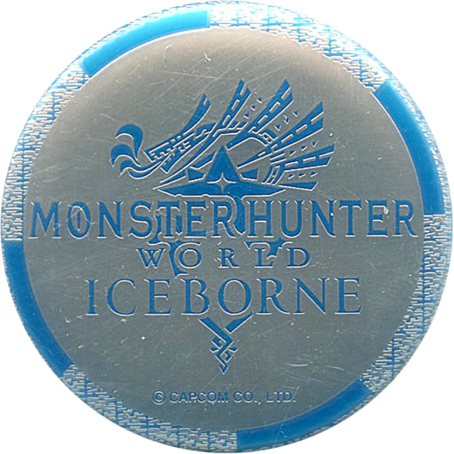 Title Logo Monster Hunter World: Iceborne Metal Button Monster Hunter Naked Monster Hunter 15th Anniversary Exhibition: The Quest Limited [USED]