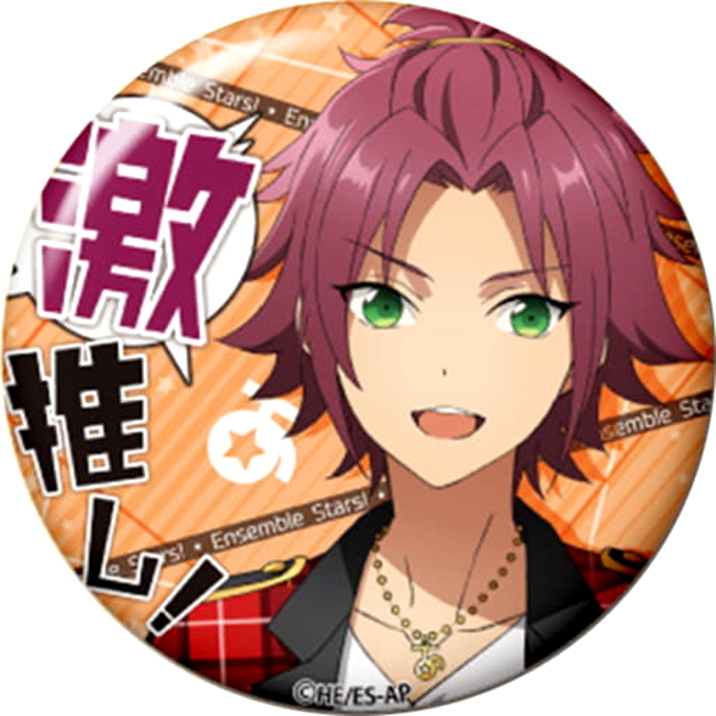 Ensemble Stars! Mao Isara Gekioshi Can Badge Collection Vol.1 Buttons [USED]