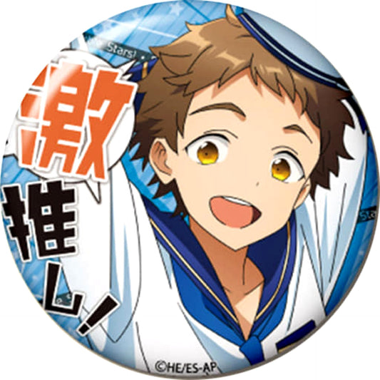 Ensemble Stars! Mitsuru Tenma Gekioshi Can Badge Collection Vol.1 Buttons [USED]