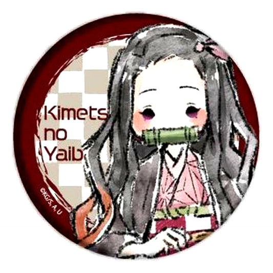 Nezuko Kamado 01 GraffArt Design Button Demon Slayer [USED]