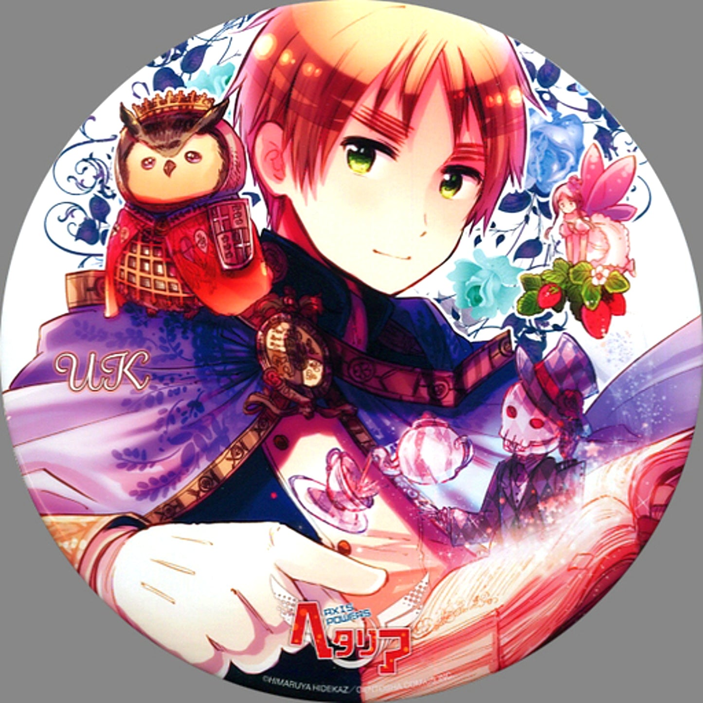 UK Hetalia The Beautiful World Animate Girls Fes 2015 Art Tin Plate Collection [USED]