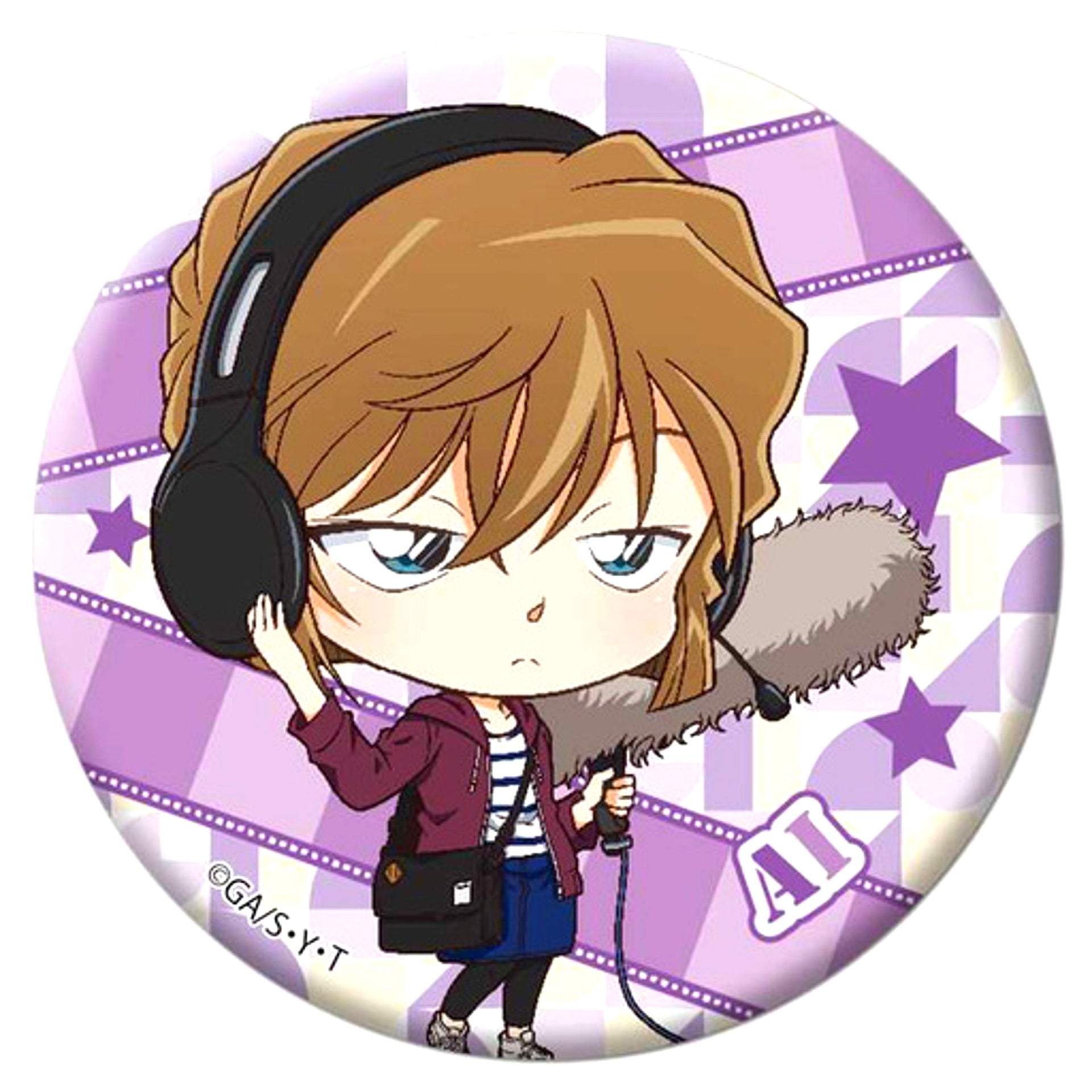 Ai Haibara Detective Conan Deformed Trading Button Movie Shooting [USED]
