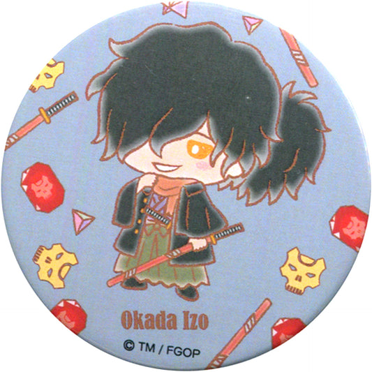 Assassin Izo Okada Fate/Grand Order Design produced by Sanrio WEB Kuji Prize D-8 Button [USED]