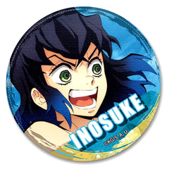 12. Inosuke Hashibira C Leather Badge Ver.2 Demon Slayer: Kimetsu no Yaiba [USED]