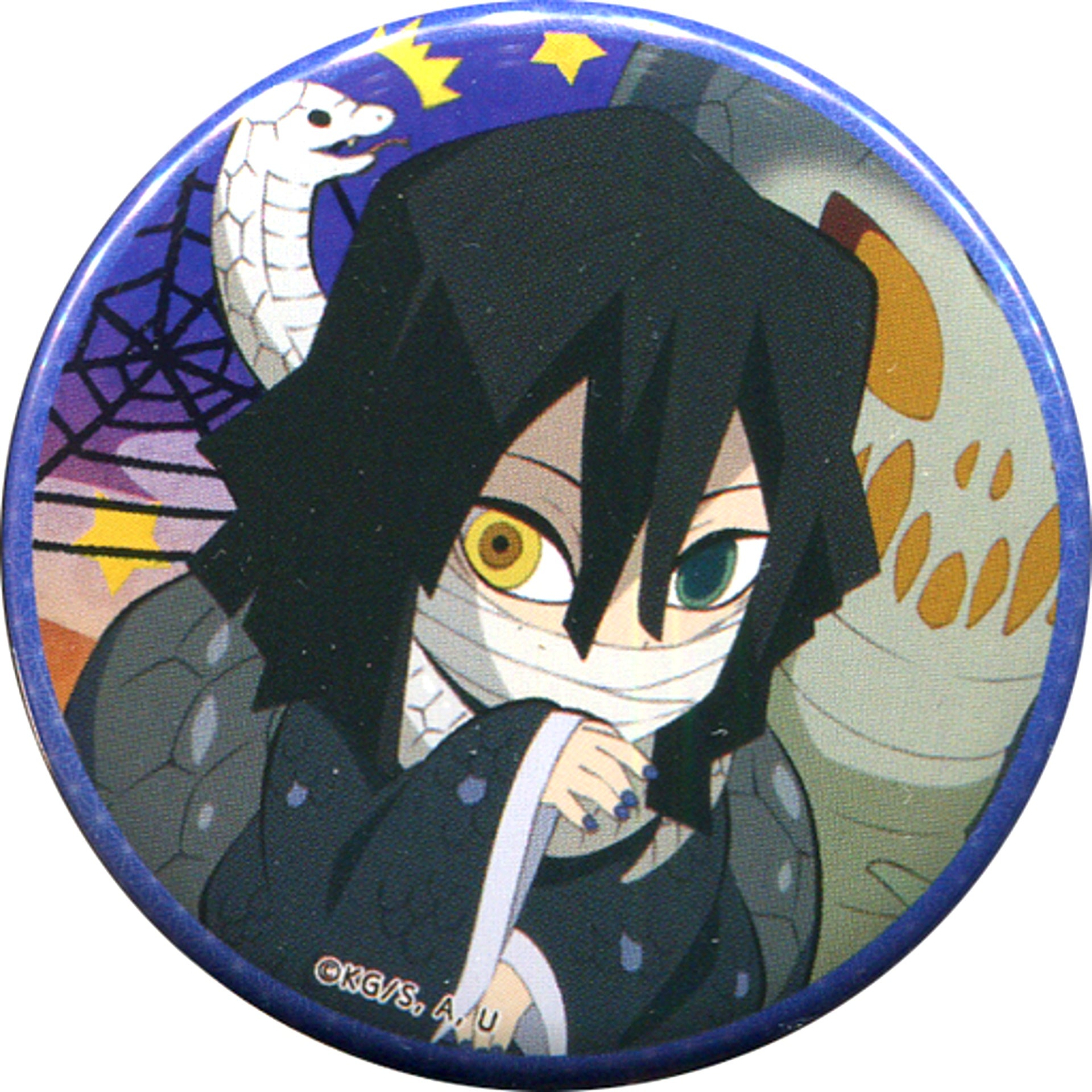 Obanai Iguro Normal Demon Slayer: Kimetsu no Yaiba x ufotable cafe DINING Happy Halloween 2nd Random Button [USED]