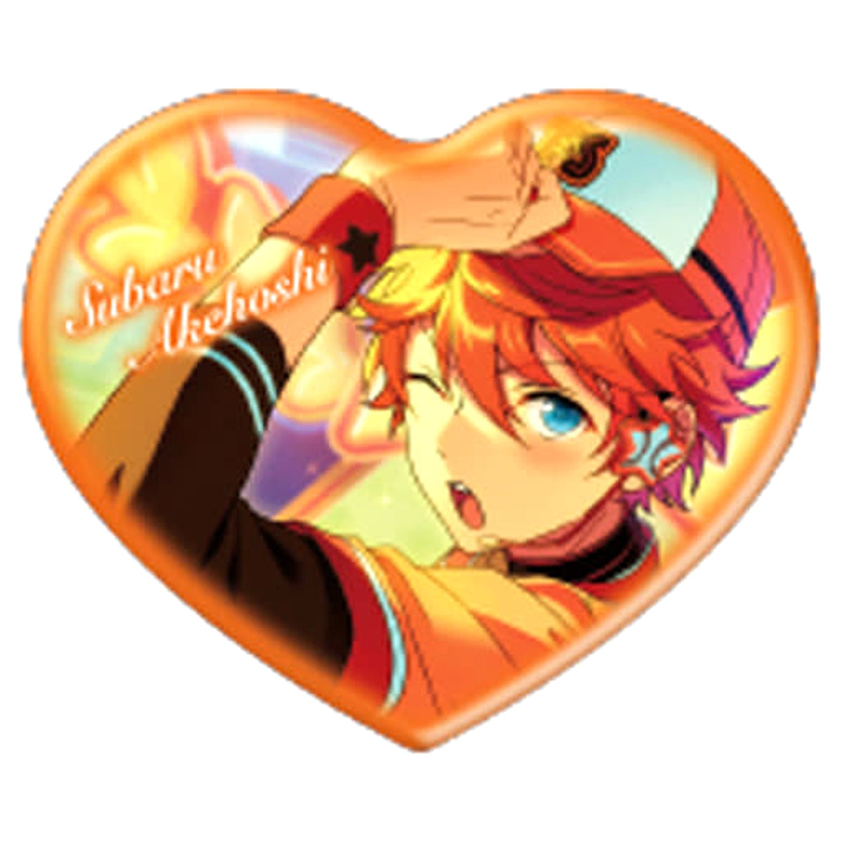 Ensemble Stars! Subaru Akehoshi Heart Can Badge Beta Vol.1 Buttons [USED]