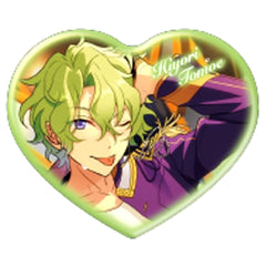 Ensemble Stars! Hiyori Tomoe Heart Can Badge Beta Vol.1 Buttons [USED]