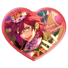 Ensemble Stars! Ibara Saegusa Heart Can Badge Beta Vol.1 Buttons [USED]